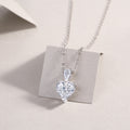 Love's Promise Moissanite Heart Necklace