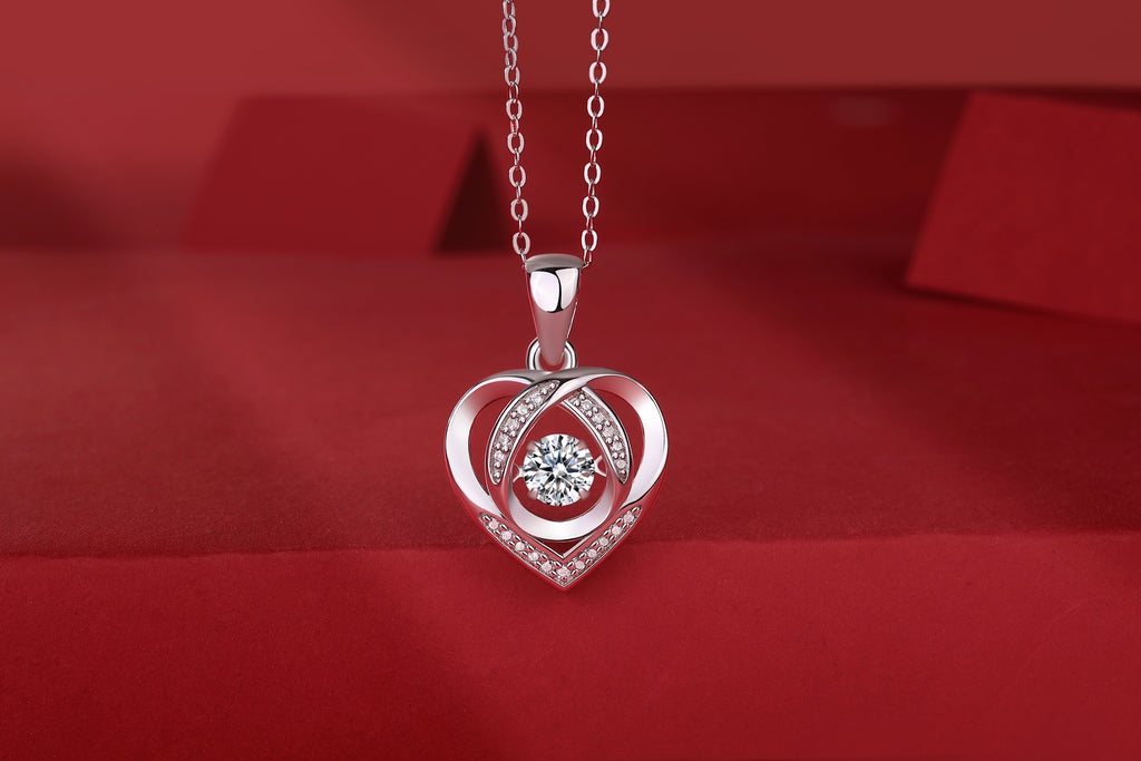 Pure Glimmer Moissanite Necklace - S925 Silver