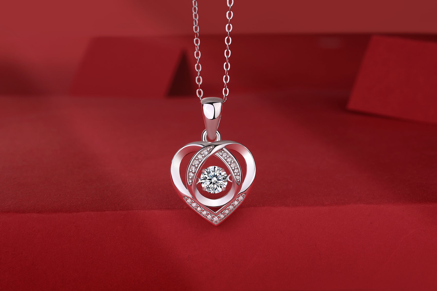 Pure Glimmer Moissanite Necklace - S925 Silver