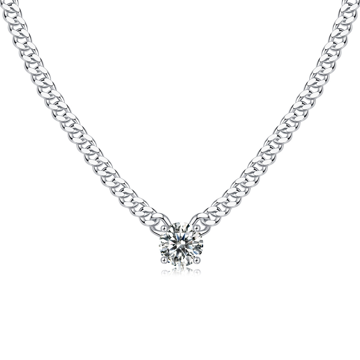 Mystic Essence Moissanite Necklace - 1 Carat S925