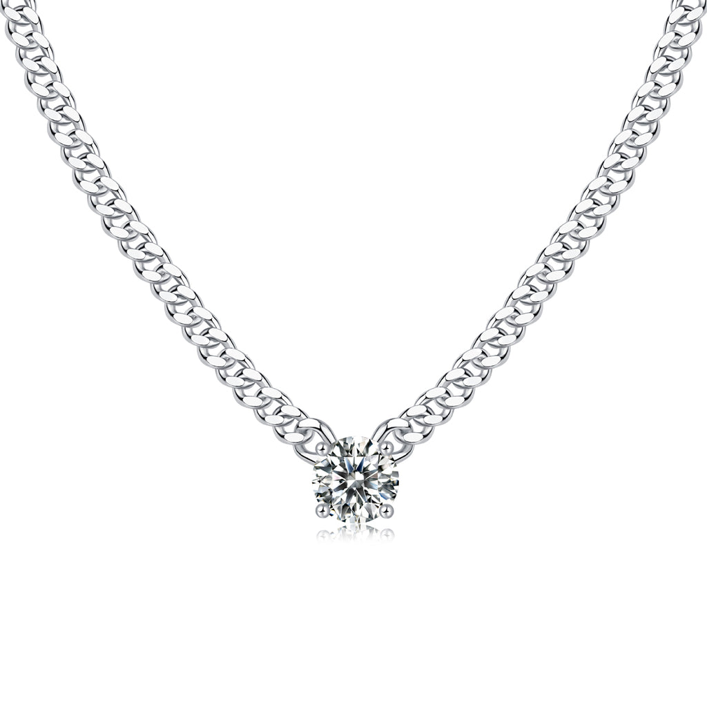 Mystic Essence Moissanite Necklace - 1 Carat S925