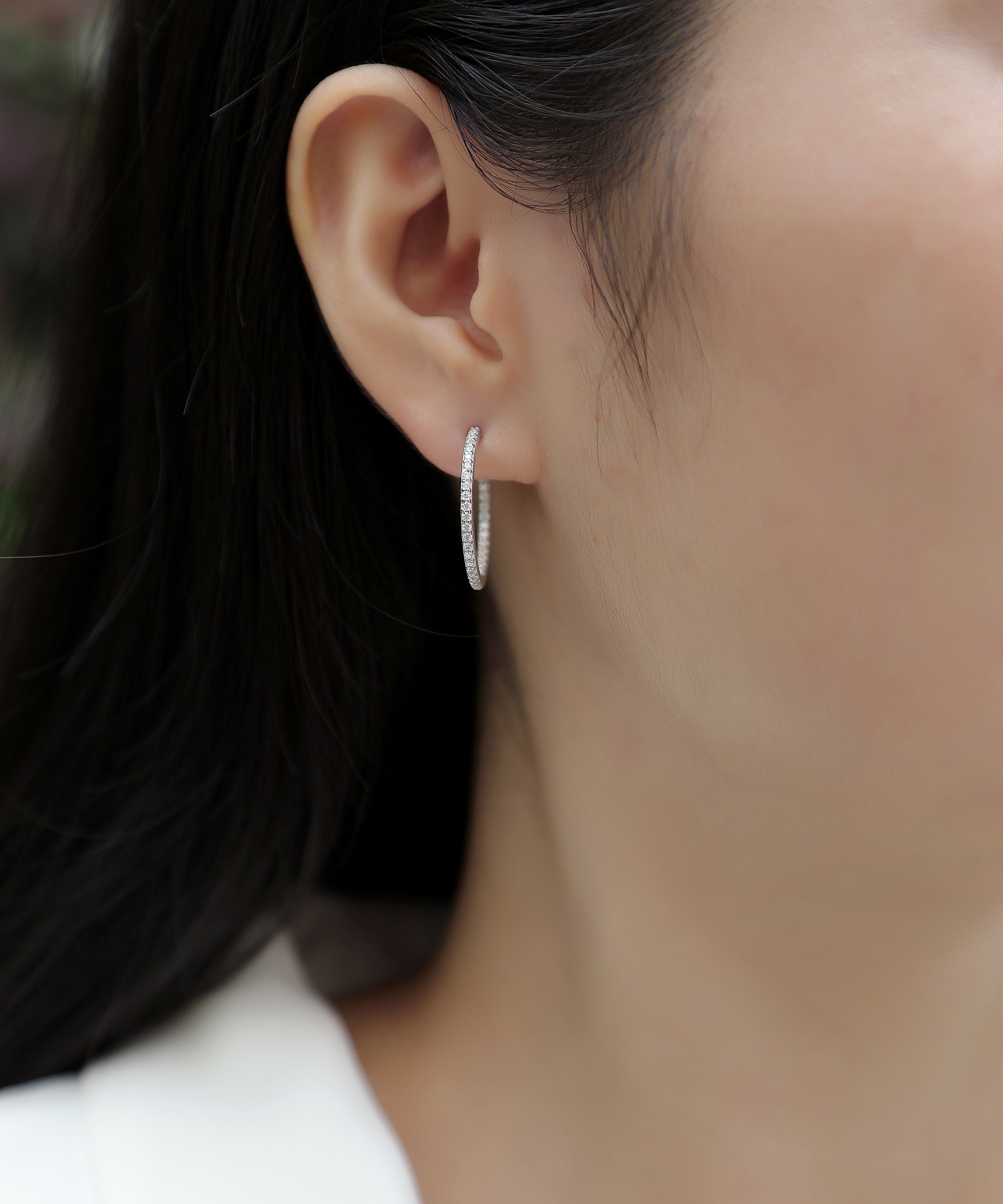 Moon Priestess Moissanite Earrings S925 Silver