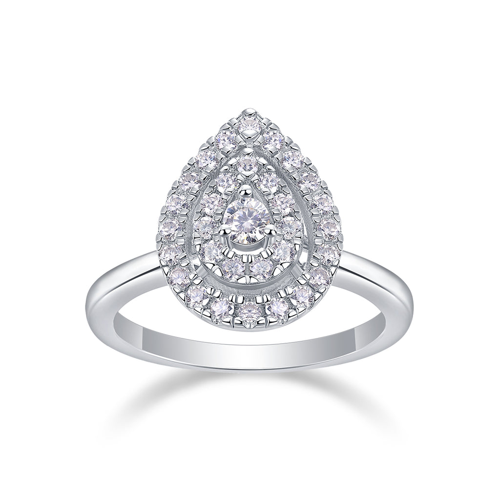Magnetic North Moissanite Ring S925 Silver
