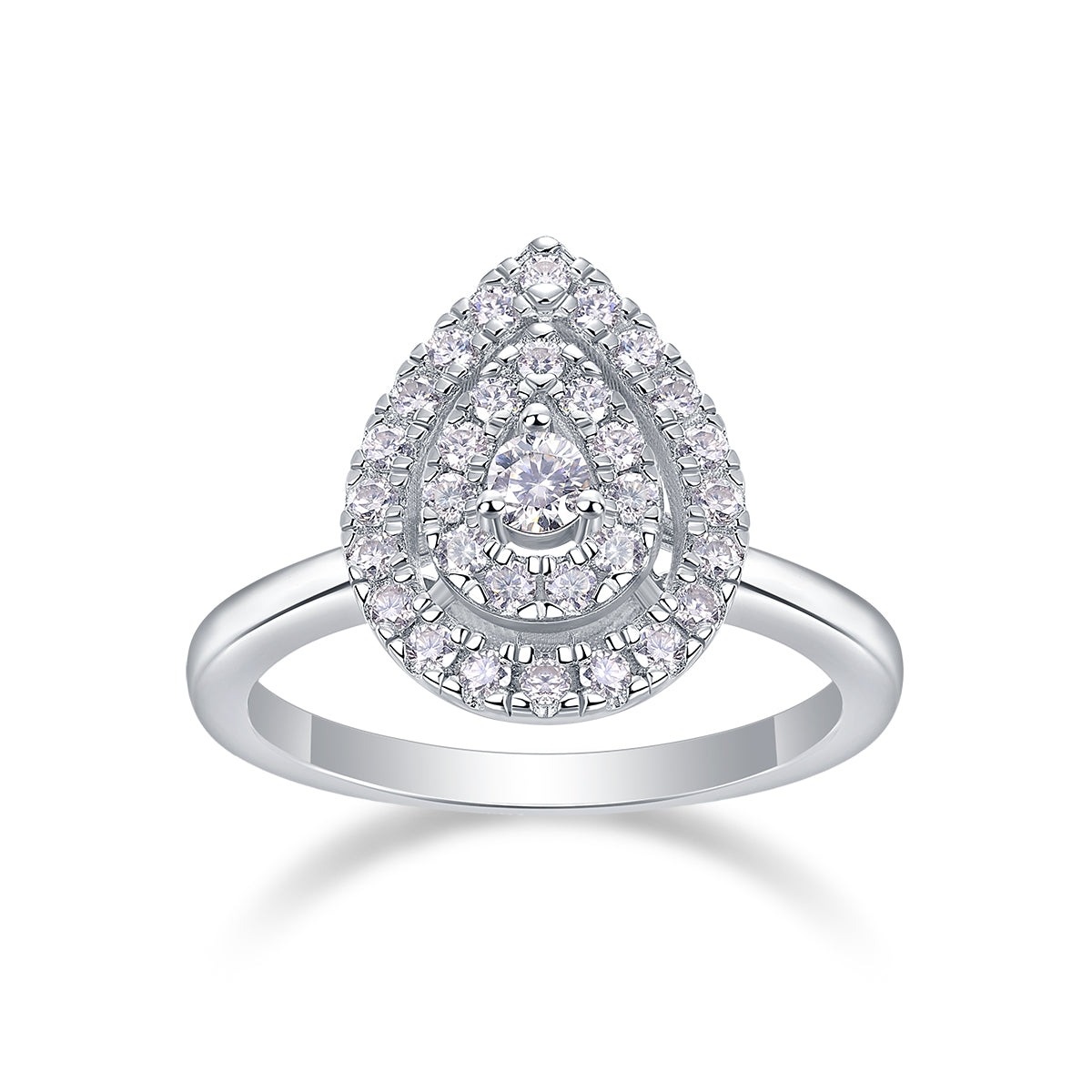 Magnetic North Moissanite Ring S925 Silver