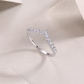 Regulus Crown Moissanite Ring Silver