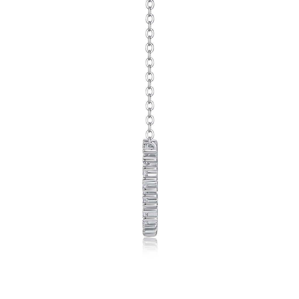 Bibo Moissanite Necklace - S925 Silver 40cm