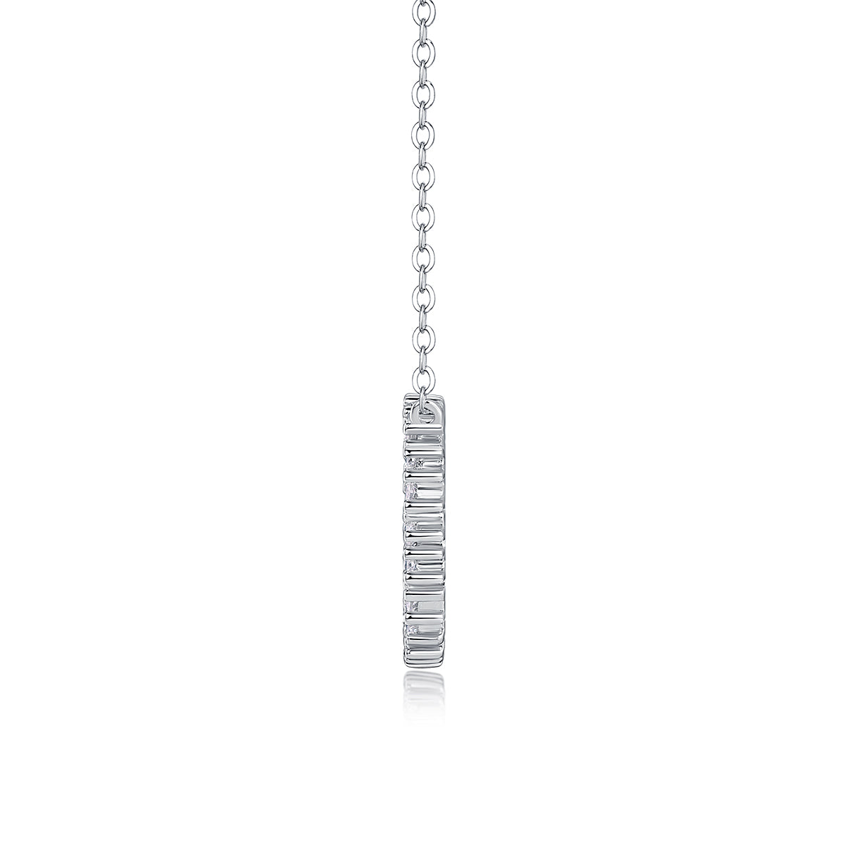 Bibo Moissanite Necklace - S925 Silver 40cm