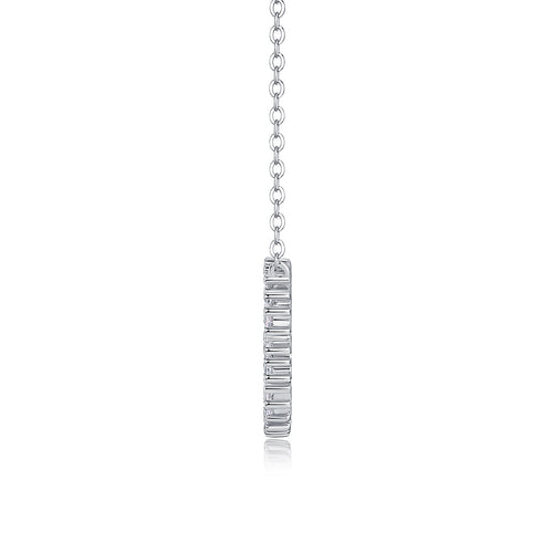 Bibo Moissanite Necklace - S925 Silver 40cm