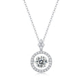 Solar Poetry Moissanite Necklace 1ct S925