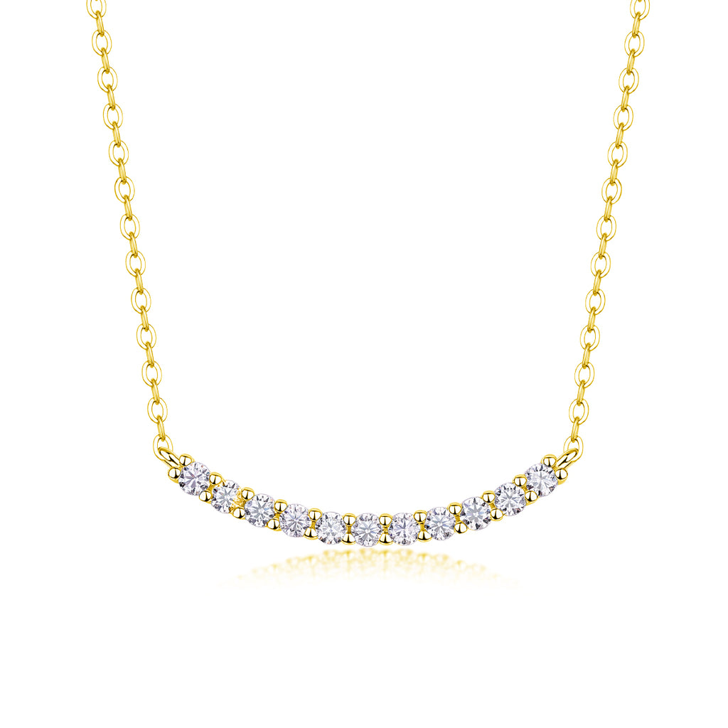 Aldebaran Moissanite Necklace - Platinum