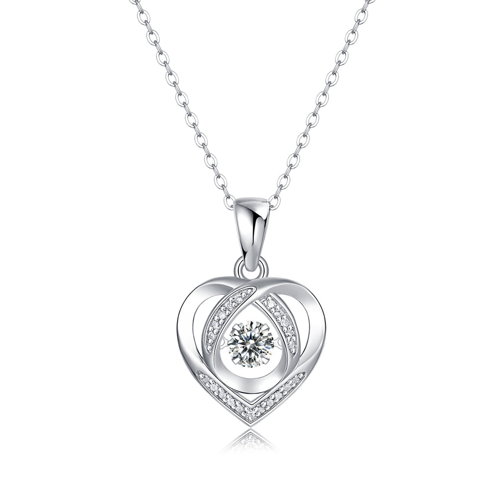 Pure Glimmer Moissanite Necklace - S925 Silver