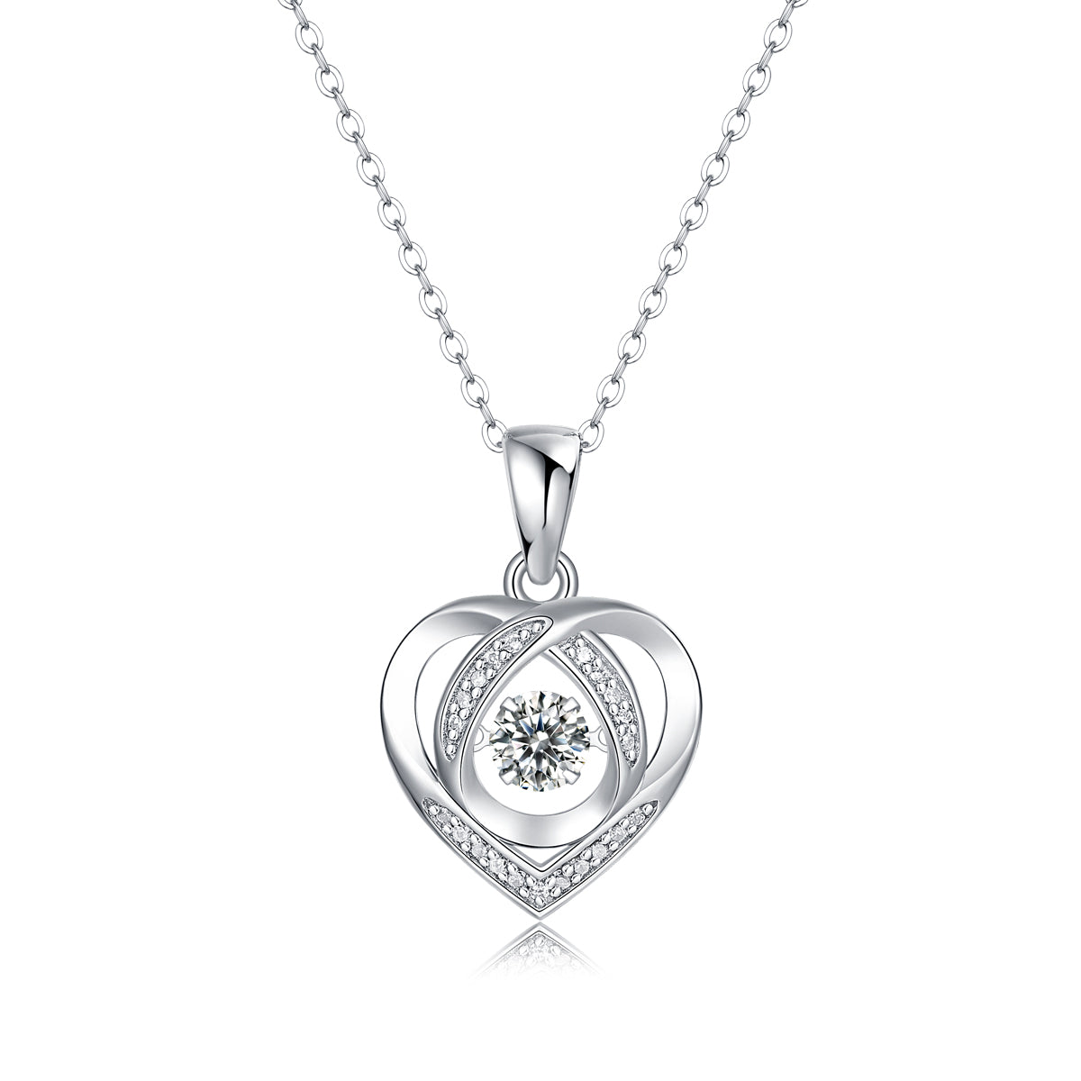 Pure Glimmer Moissanite Necklace - S925 Silver