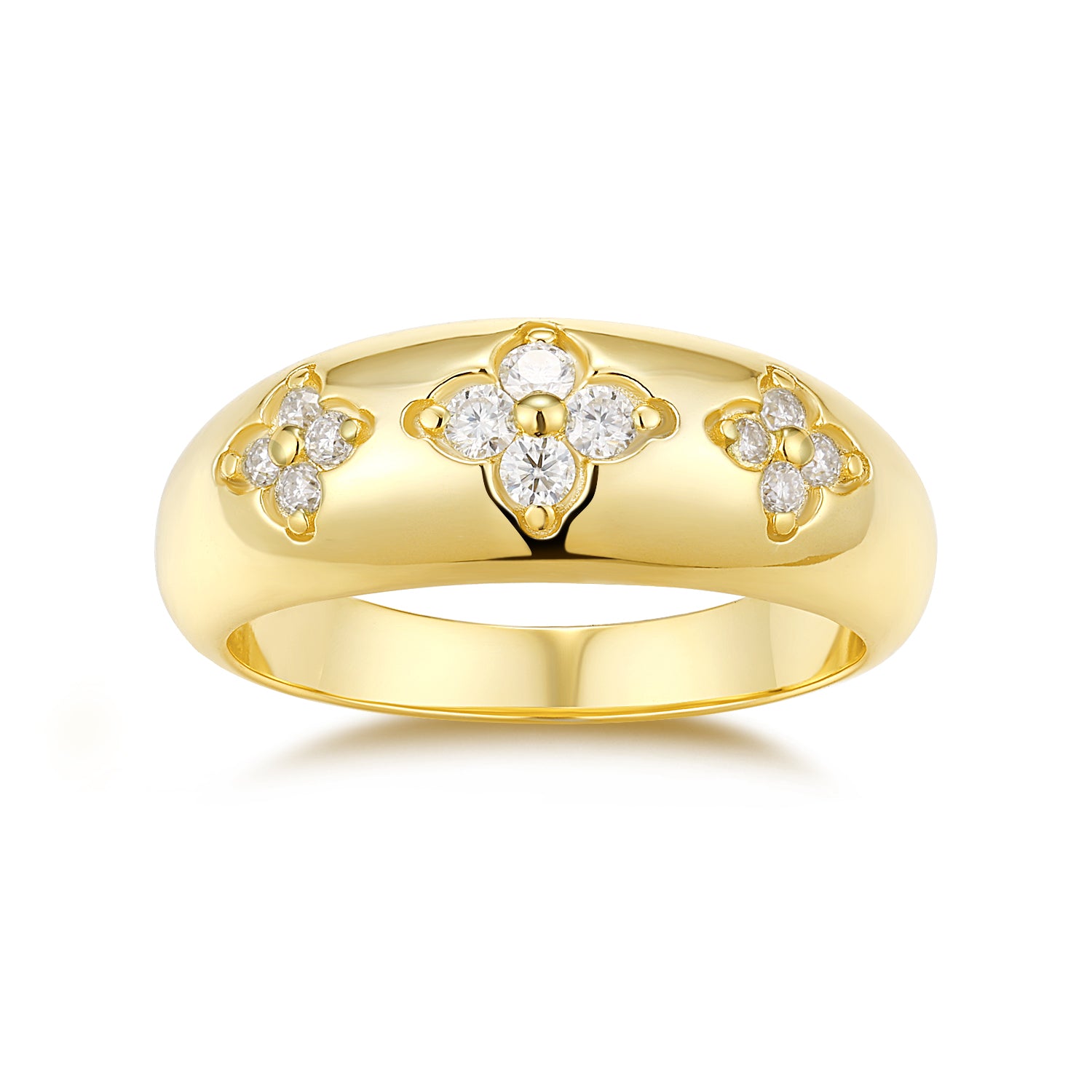 Astral Plane Moissanite Ring - Gold Silver