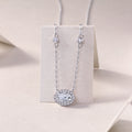 Universe's Eye Moissanite Necklace - 5x7 40cm