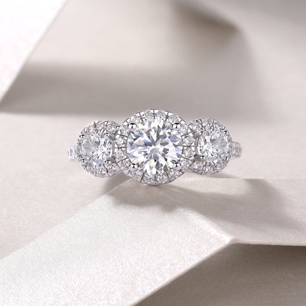 Perihelion Ring 1 Carat Moissanite S925 Silver
