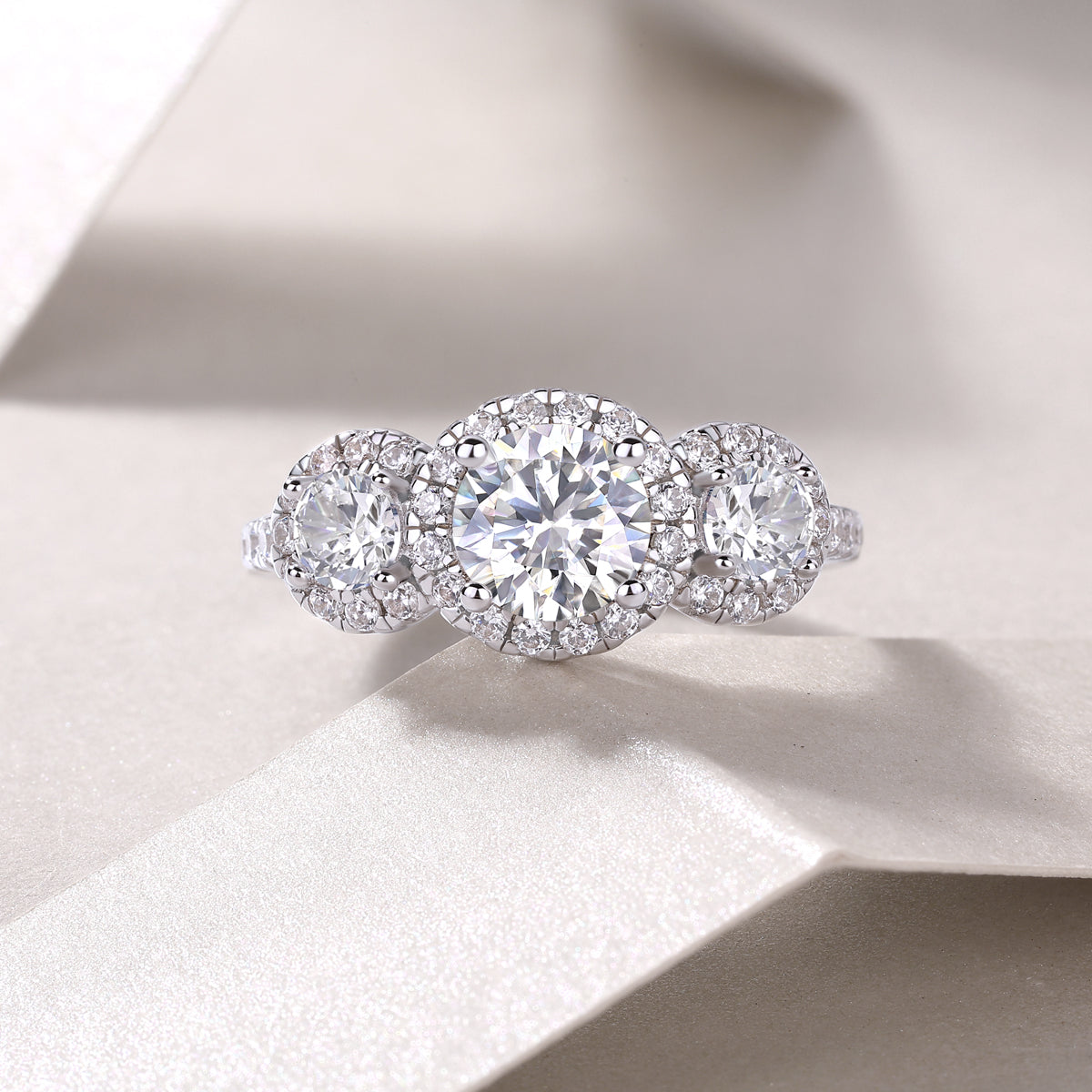 Perihelion Ring 1 Carat Moissanite S925 Silver