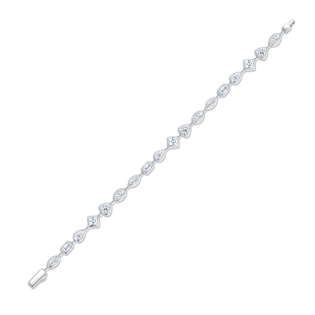 Linen Whisper Moissanite Bracelet