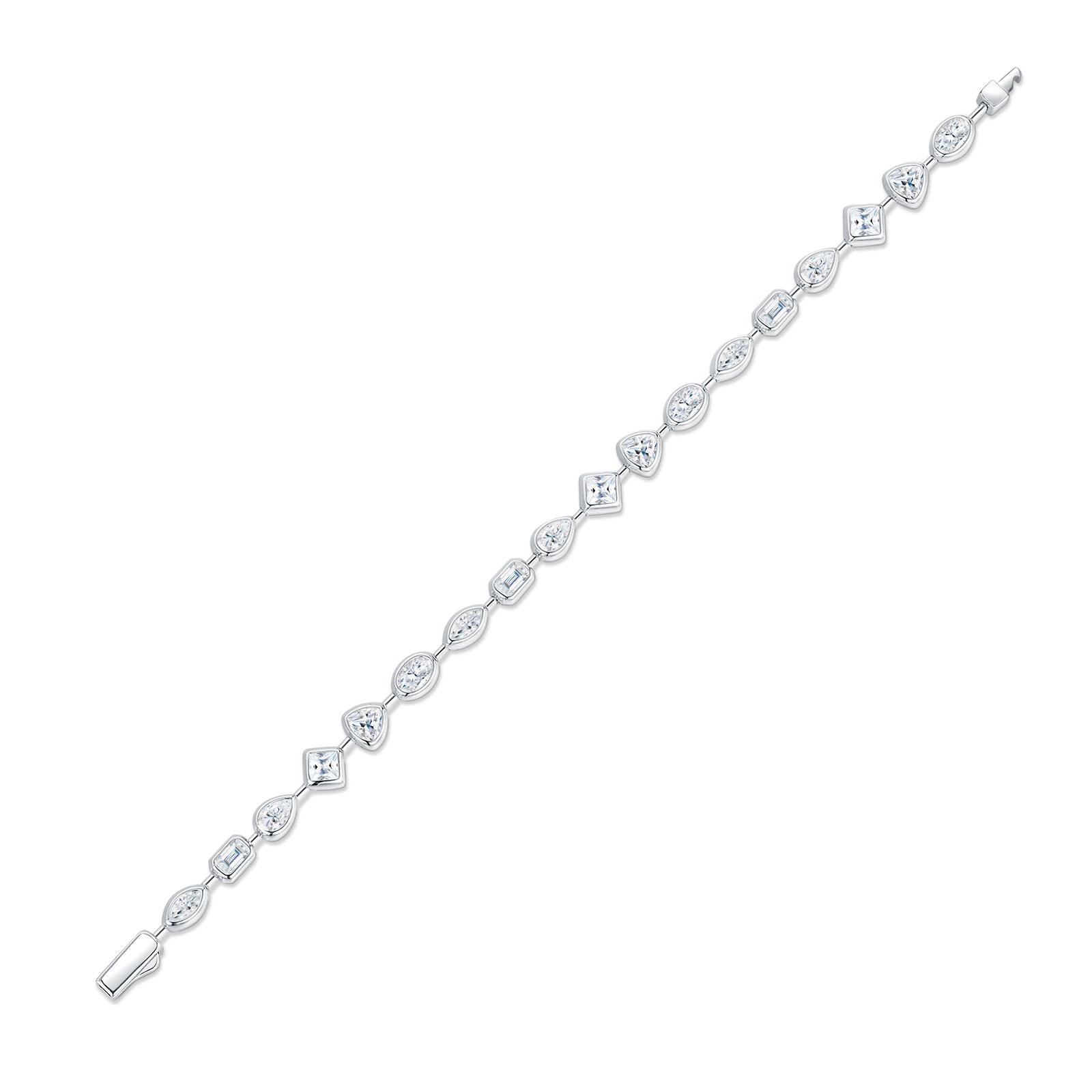 Linen Whisper Moissanite Bracelet