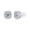 Nebula Drift Moissanite Stud Earrings 0.5ct