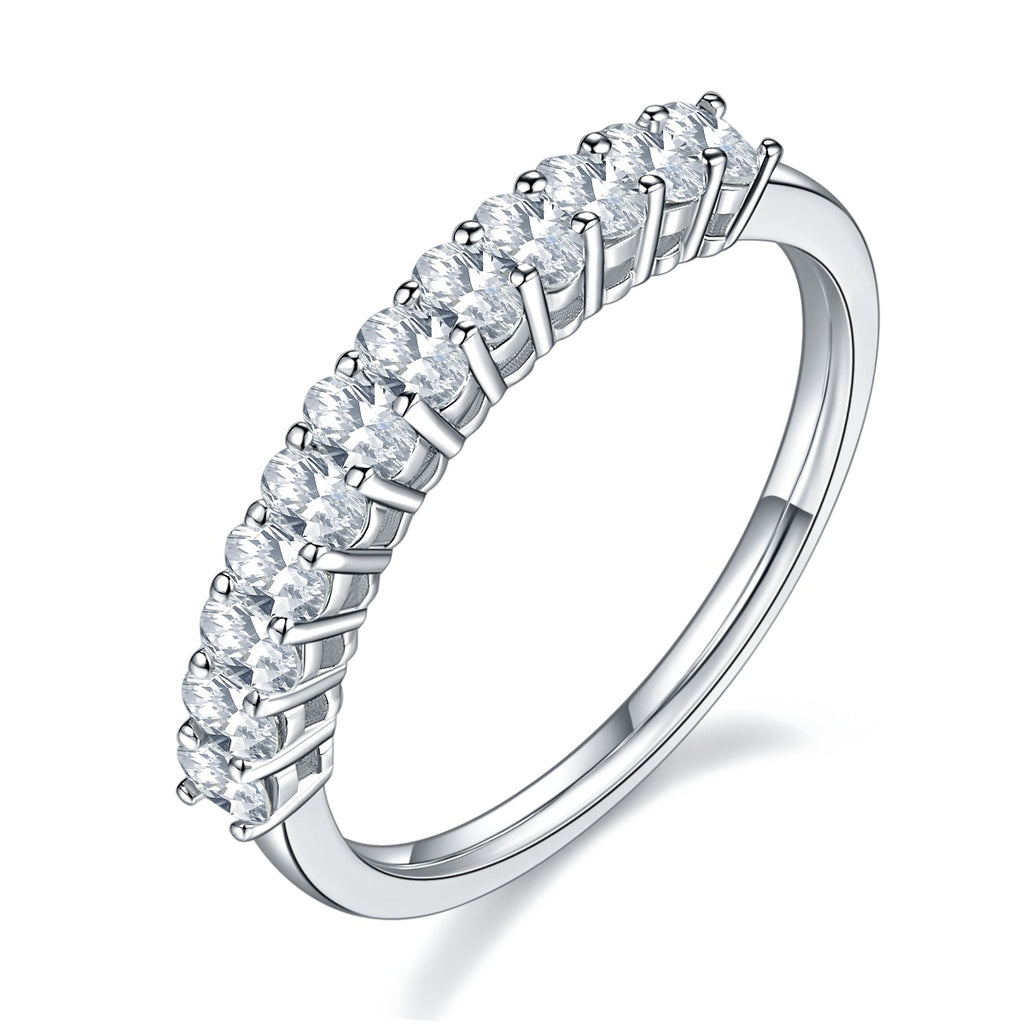 Shadow Bloom Moissanite Ring - S925 Silver