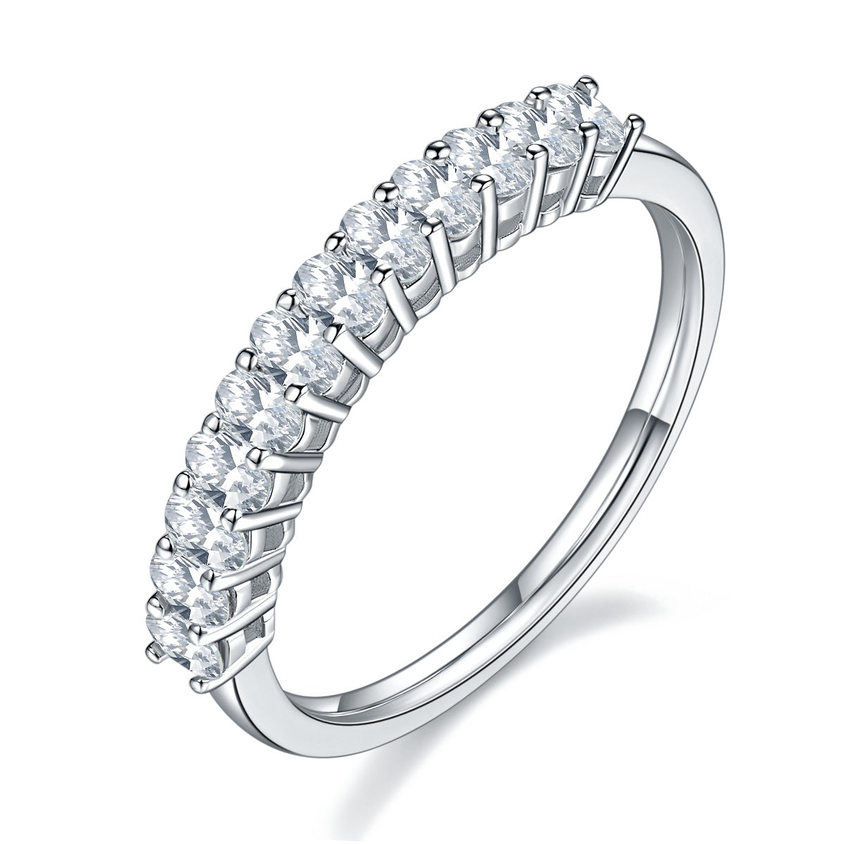 Shadow Bloom Moissanite Ring - S925 Silver