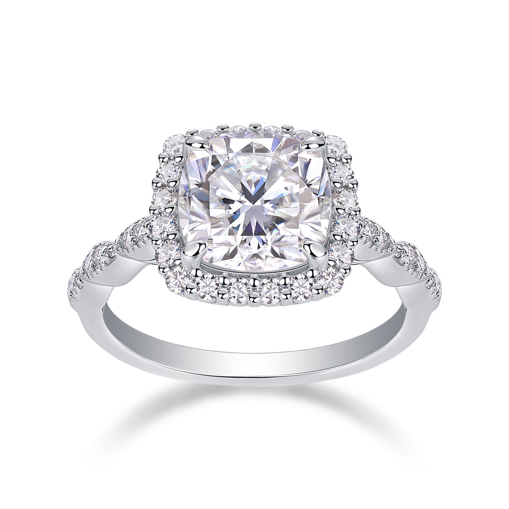 Rigel Blue Moissanite Ring S925 Silver