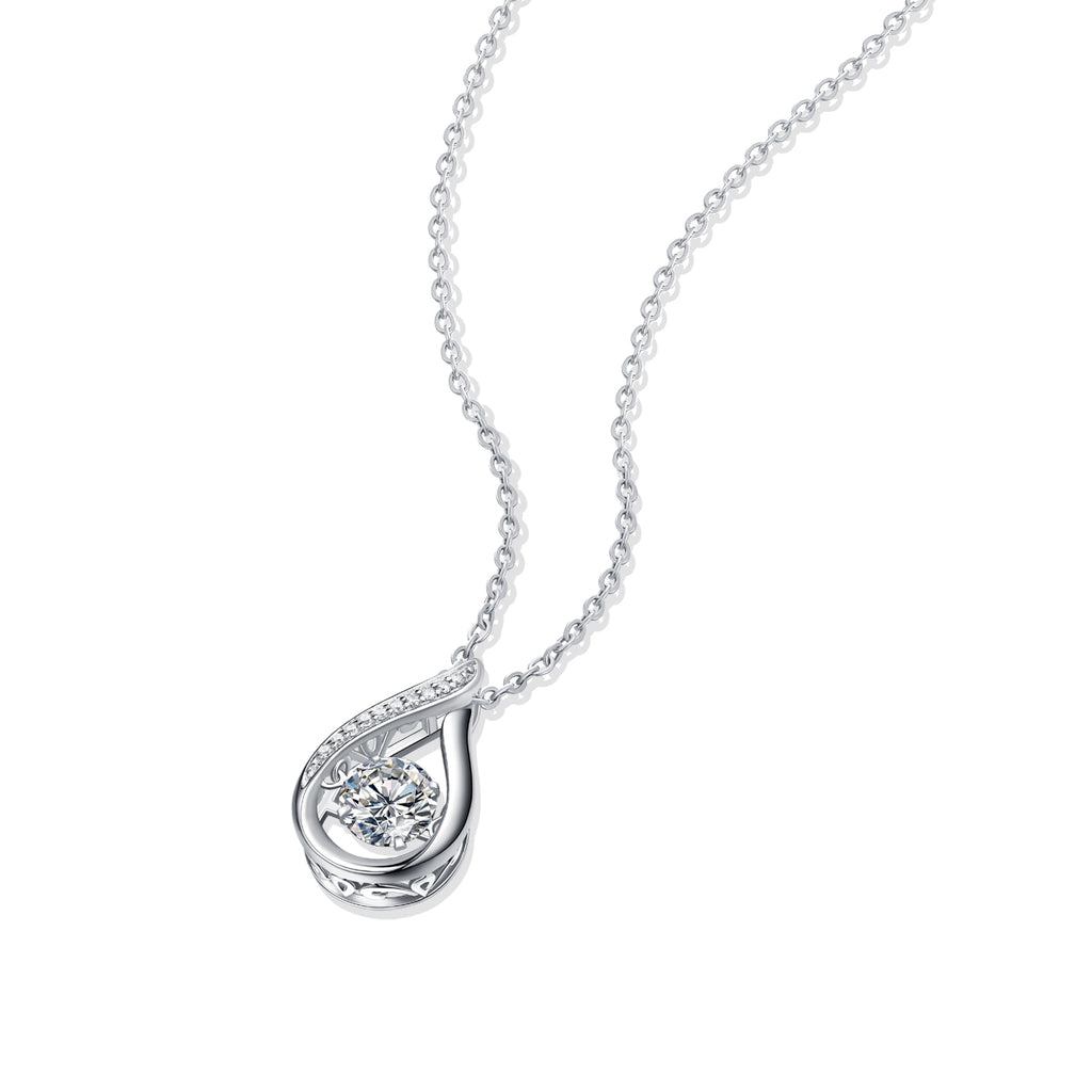 Shaula Moissanite Necklace - 1 Carat S925 Silver