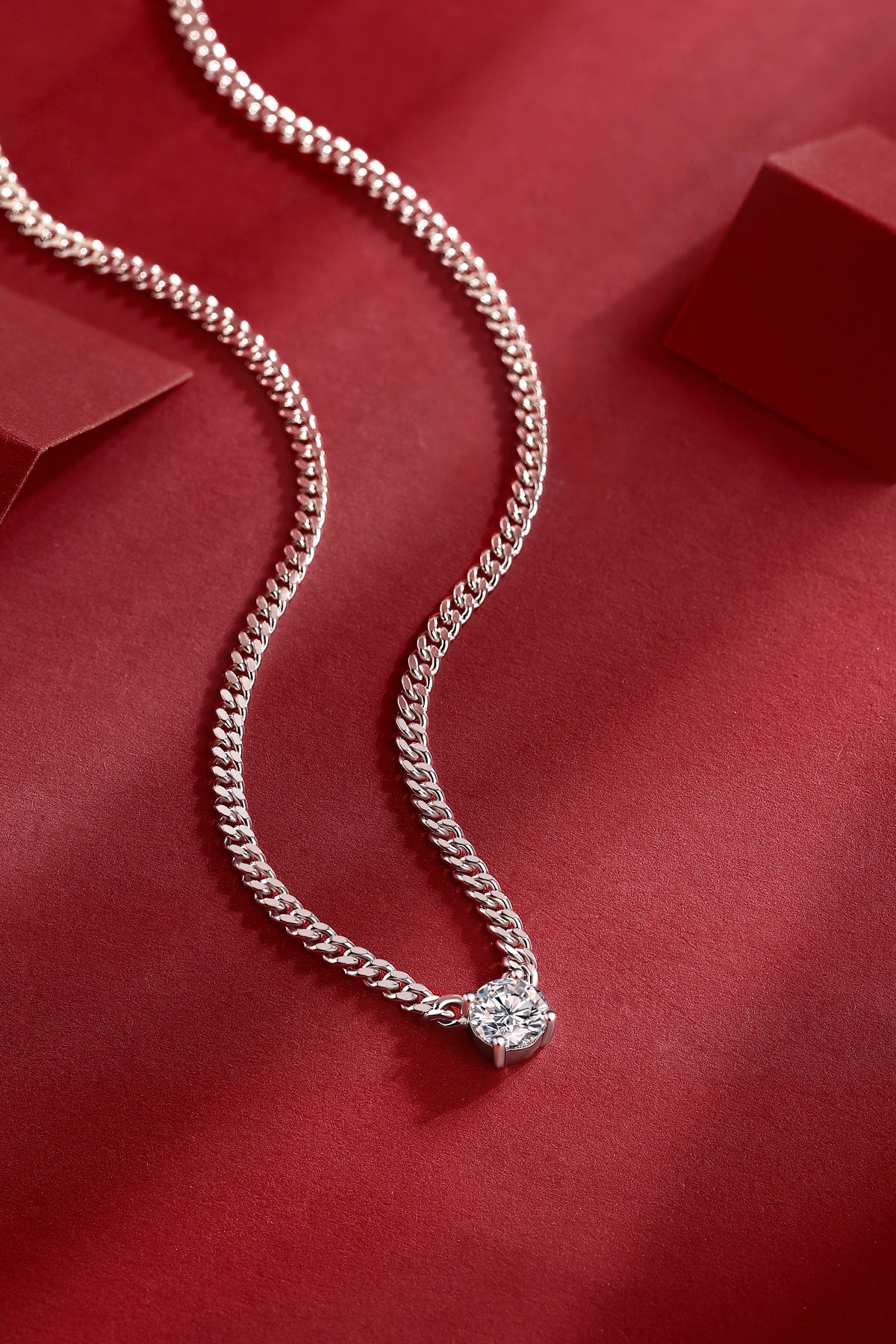 Mystic Essence Moissanite Necklace - 1 Carat S925