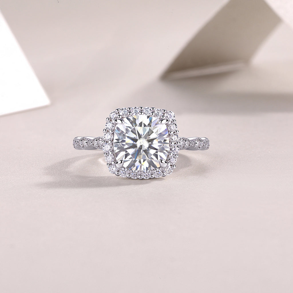 Rigel Blue Moissanite Ring S925 Silver
