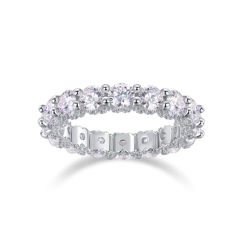 Ferris Wheel Moissanite Ring S925 Silver
