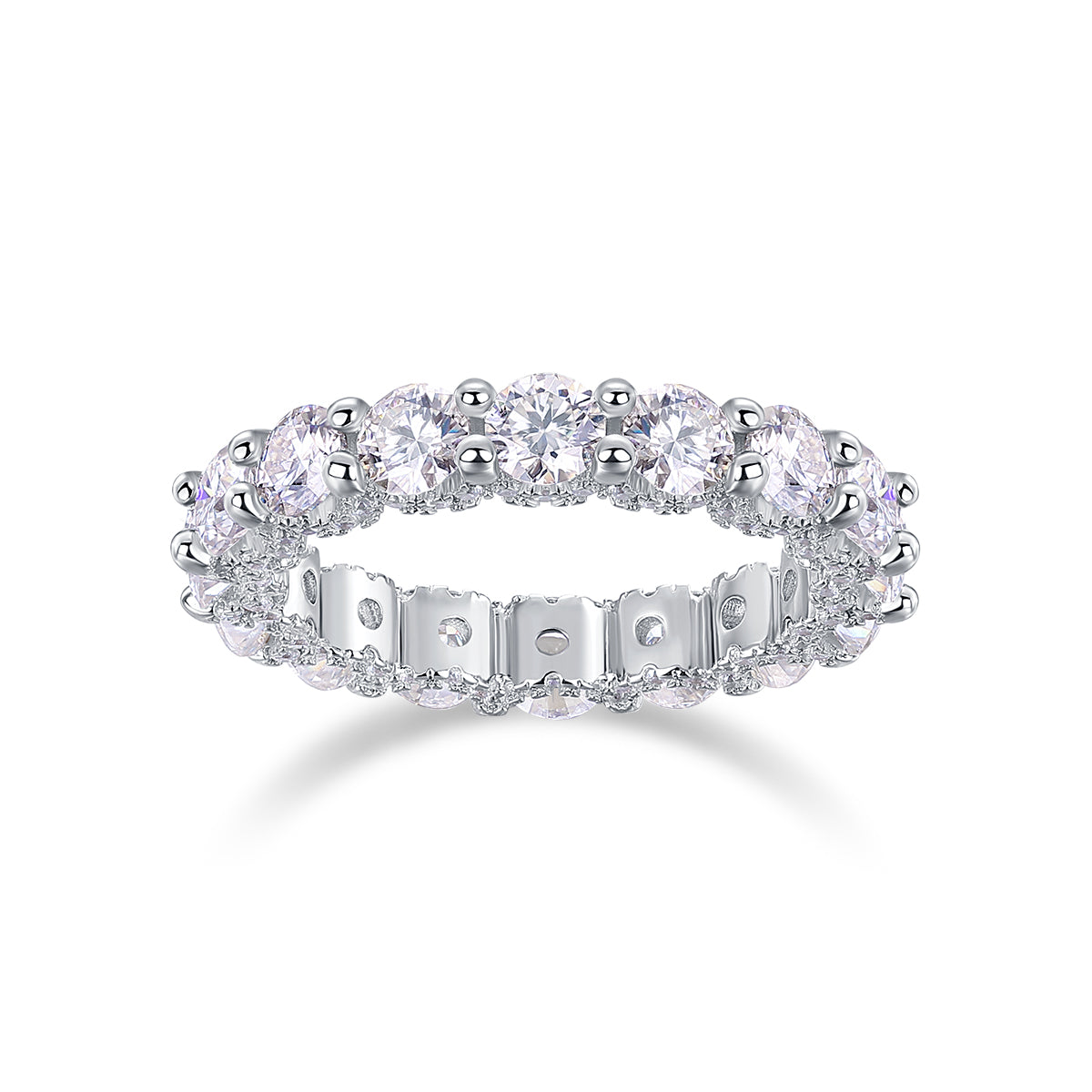 Ferris Wheel Moissanite Ring S925 Silver