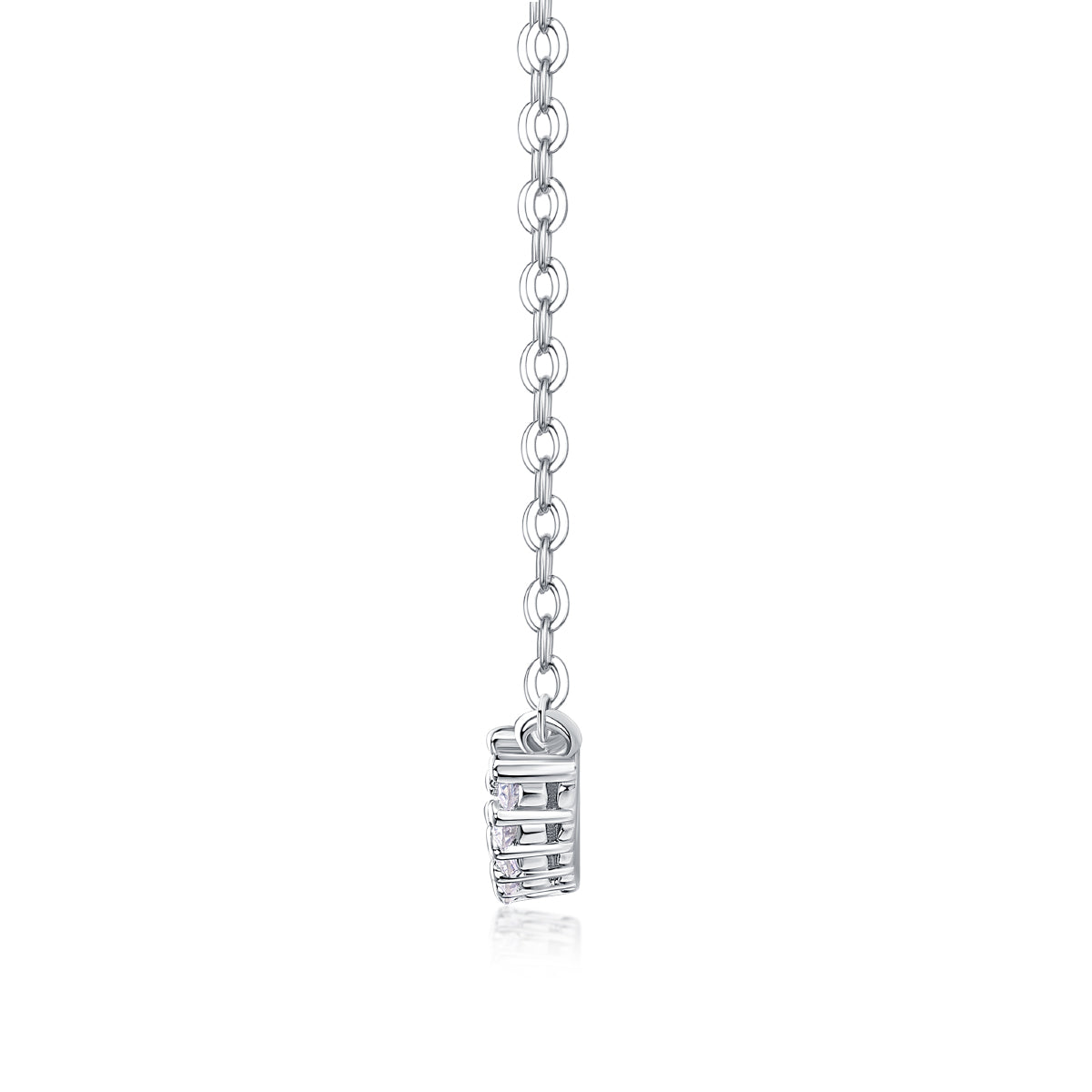 Aldebaran Moissanite Necklace - Platinum