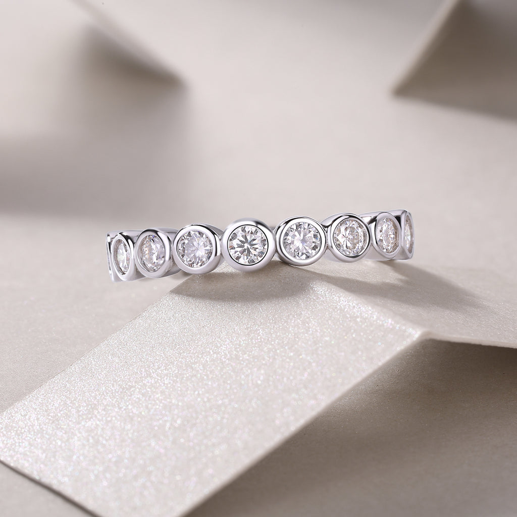 Stellar Core Moissanite Ring