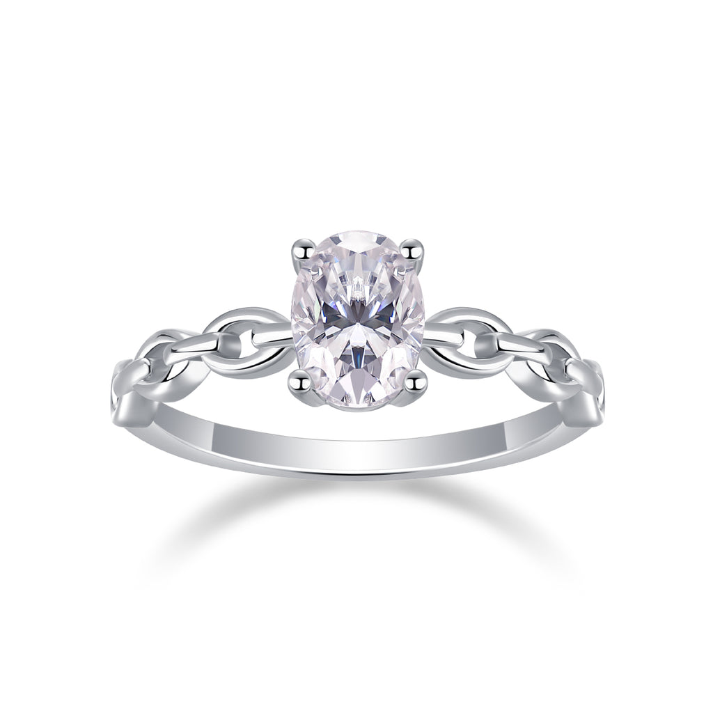 Polaris Moissanite Ring - S925 Silver
